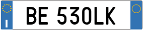 Truck License Plate